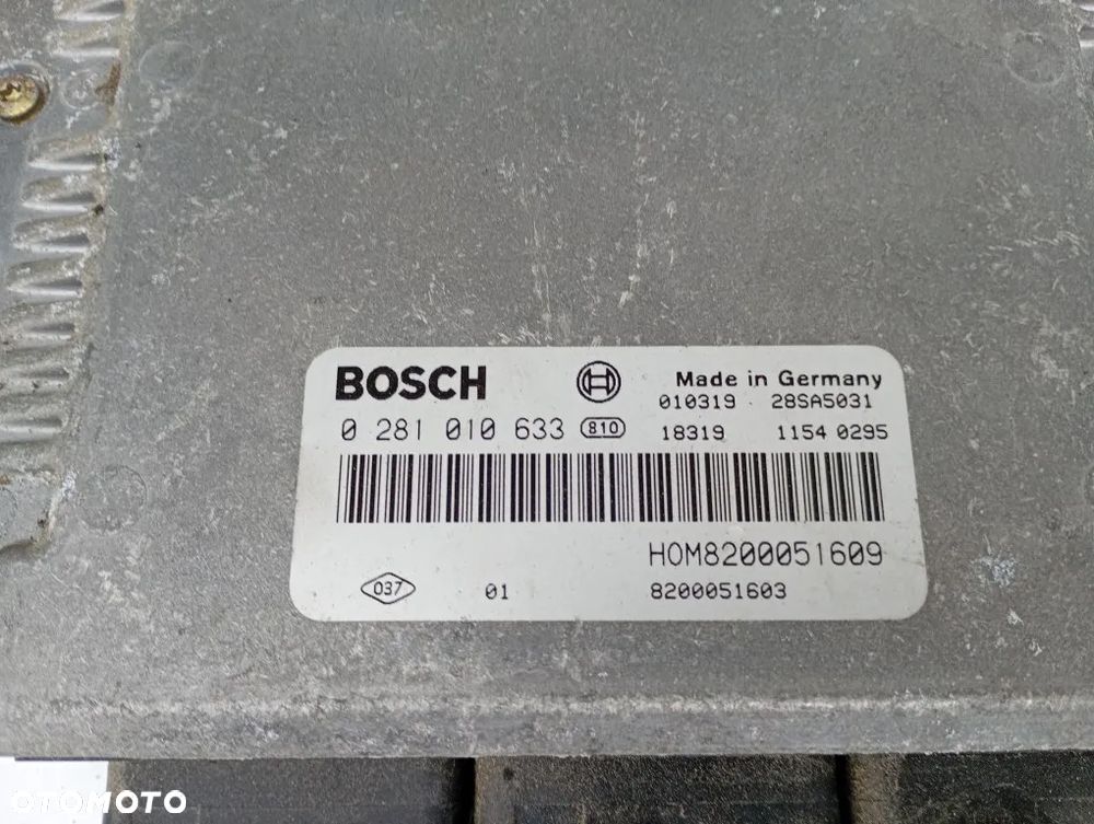 sterownik silnik komputer renault trafic II vivaro a primastar 1.9 dci 0281010633 - 4