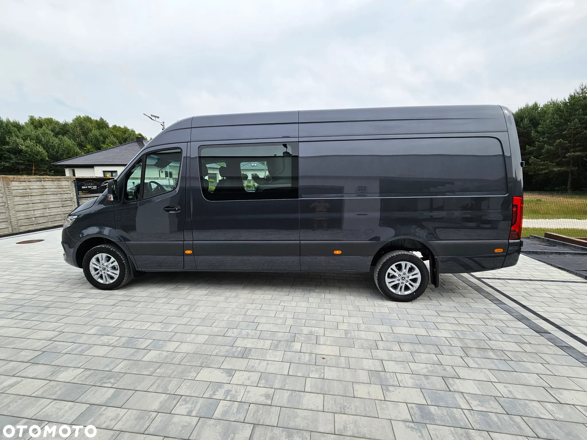 Mercedes-Benz SPRINTER 319CDI Brygadowy Automat Ledy MAX WERSJA SalonPL - 12
