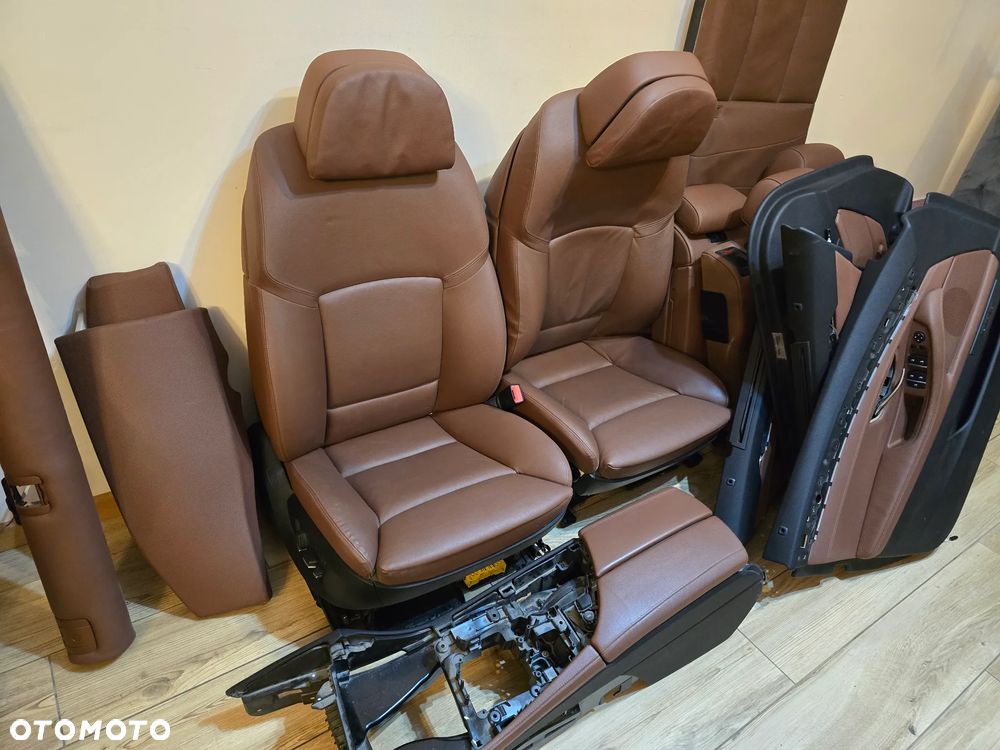 BMW 5 F11 TAPICERKA FOTELE KOMFOTY SKORA - 1
