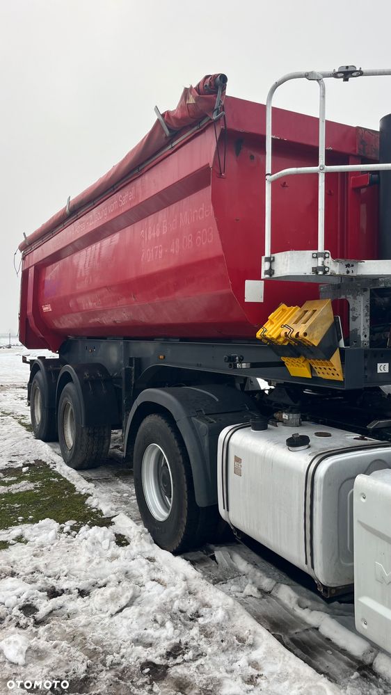 Langendorf Naczepa Wywrotka SKS-HS 20-25 Szeroki Rozstaw, Osie Saf, Mulda Stalowa Idealna pod 4x4 (Schmitz, schwarzmuller,Meiller,Carnehl) Oś Podnoszona 38 ton Dmc - 4