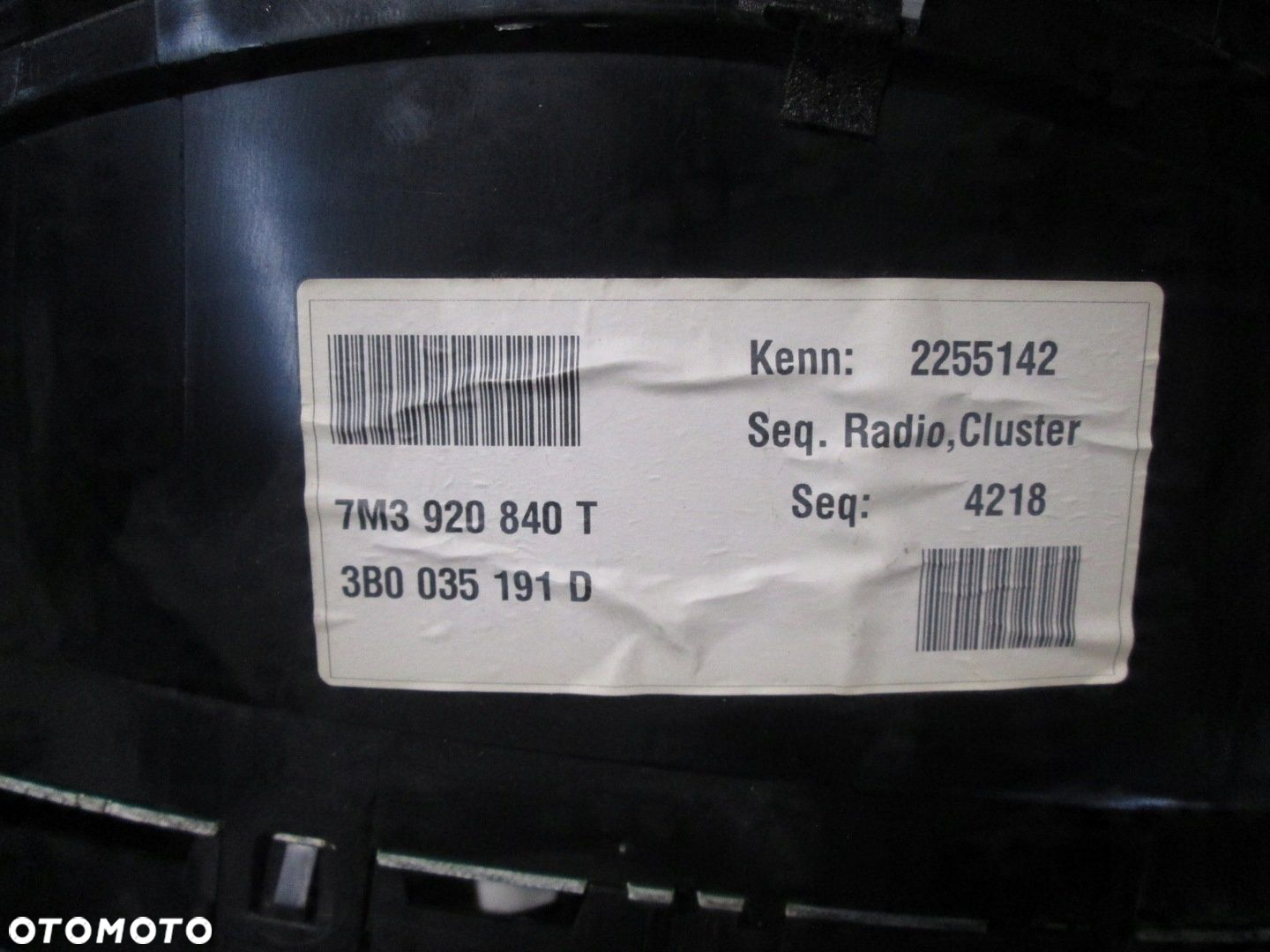 LICZNIK ZEGARY VW SHARAN I LIFT 2.0 TDI 7M3920840T EUROPA - 4