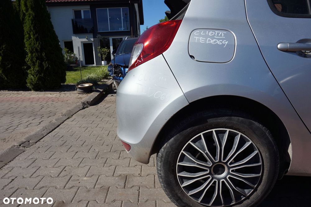 ZDERZAK TYLNY CLIO III PH2 LIFT 5D HB TED69  SREBRNY RENAULT 2009-2012 - 3