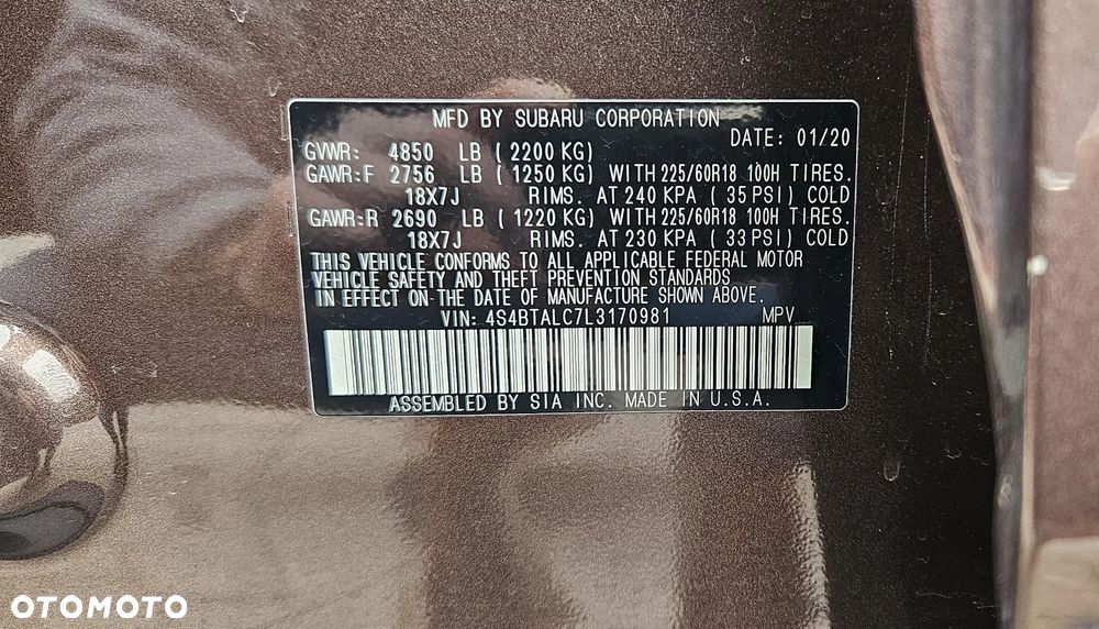 Subaru Outback 2.5i Exclusive - 34