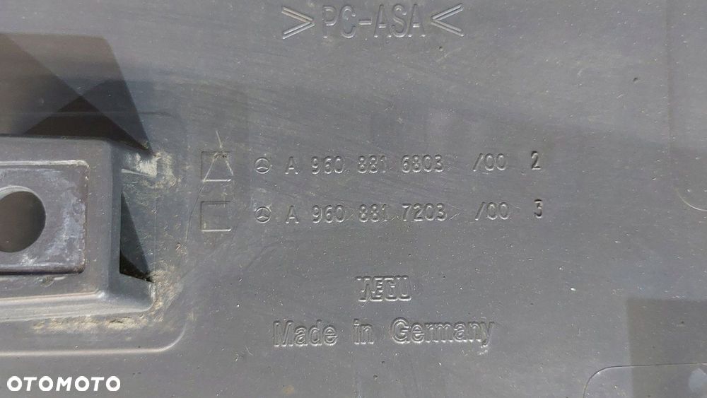 nakładka blotnika przód lewy mercedes actros mp4 a9608816803 - 5
