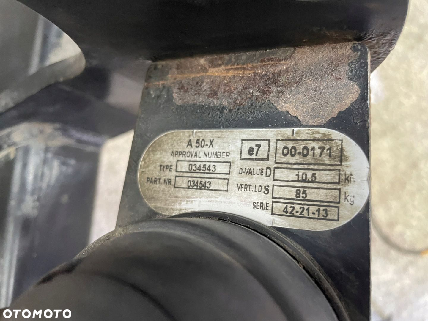 Hak holowniczy kula belka wiazka 7 PIN sruby Suzuki Grand Vitara 2 II 5D - 8