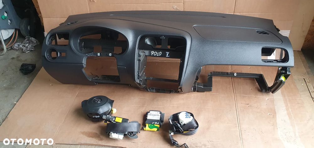 Konsola poduszki pasy AIRBAG sensor zestaw naprawczy VW Polo V 6R - 10