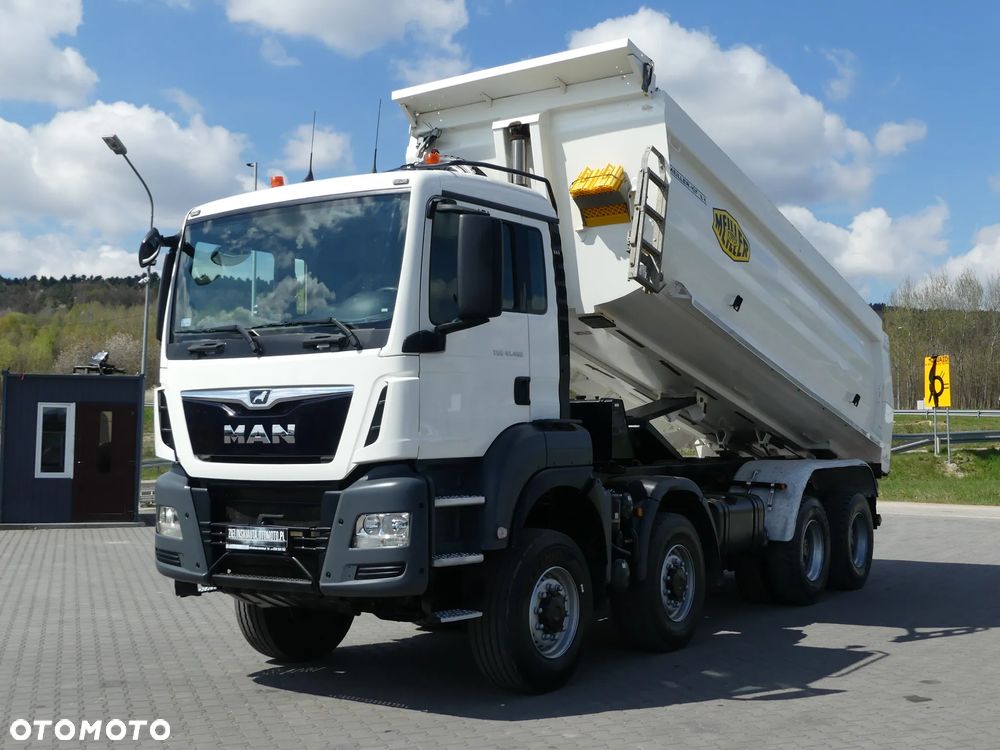 MAN TGS 41.460 / 8x8 / WYWROTKA MEILLER / MANUAL / NISKI PRZEBIEG / - 1