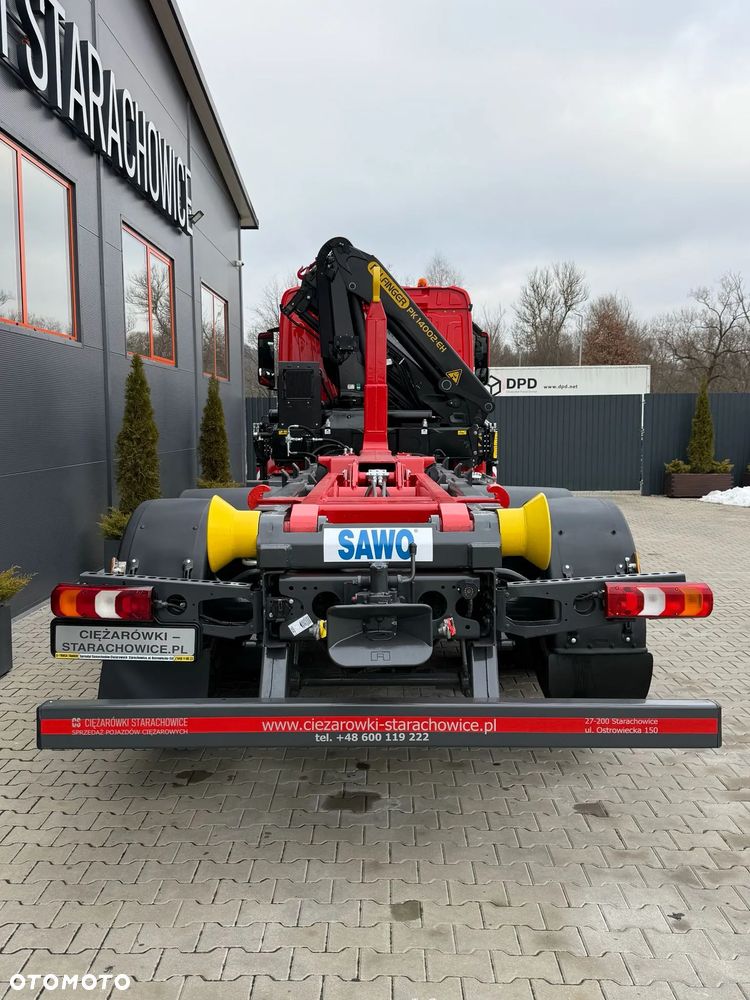 Mercedes-Benz Arocs 2532 // E6 // hakowiec // żuraw Palfinger 14001 EH // czołownica do pługu, odśnieżarka, piaskarka, solarka, pług do śniegu - 12