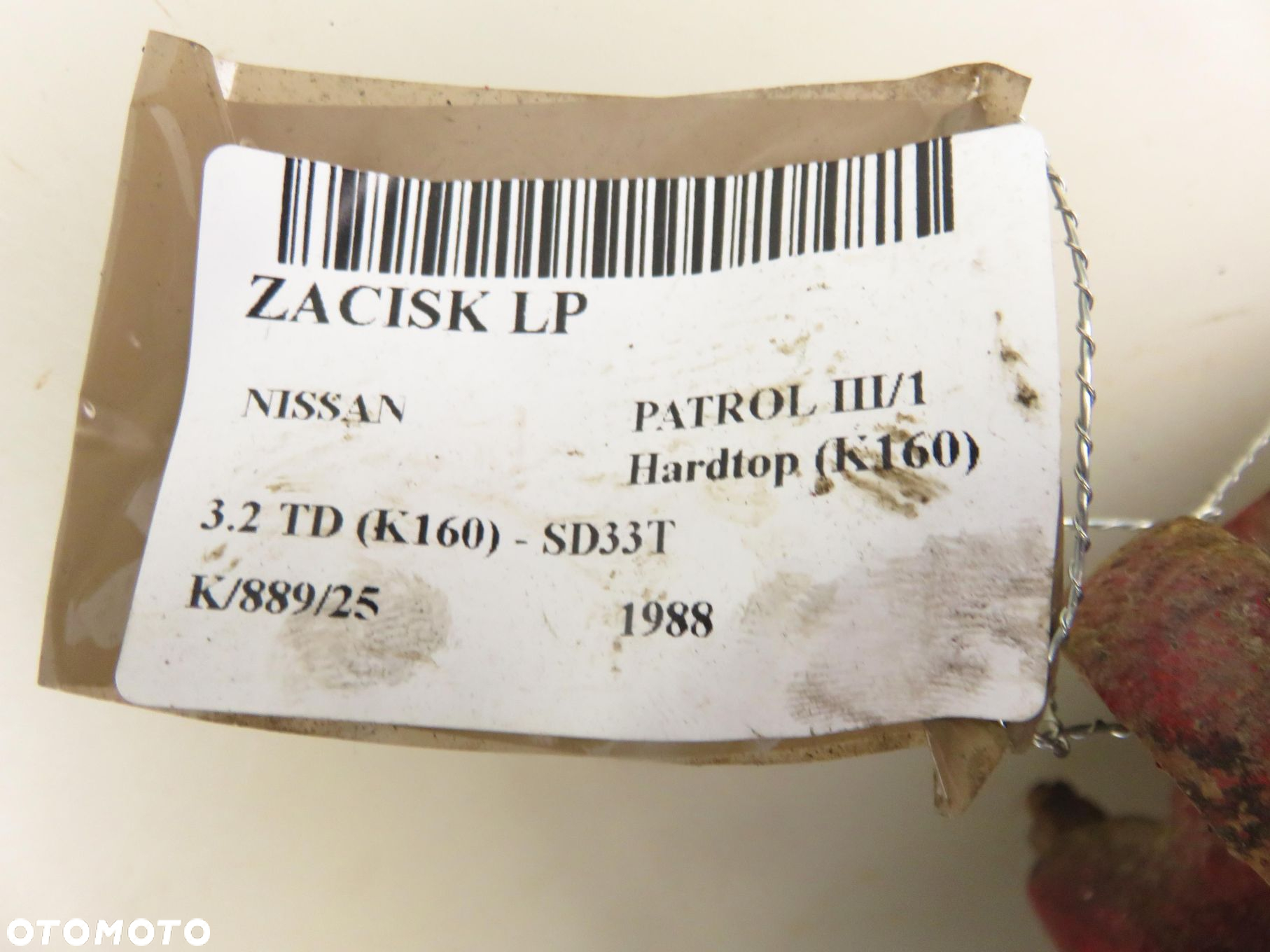 ZACISK LEWY PRZÓD NISSAN PATROL III 3.2 TD - 2