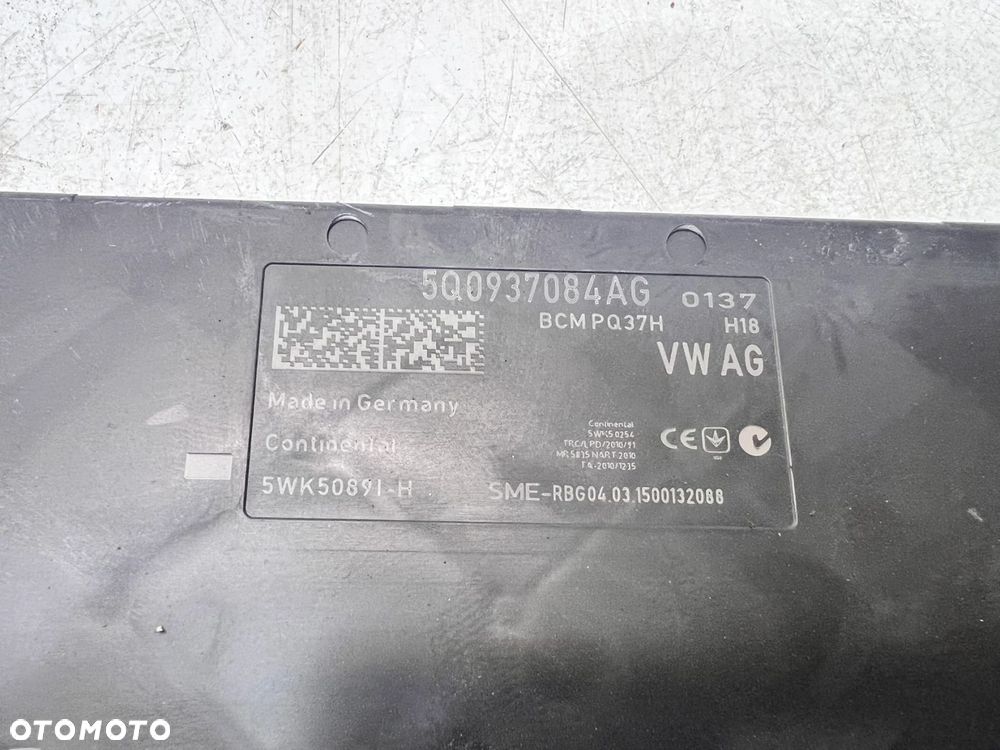 MODUŁ KOMFORTU AUDI A3 8V 5Q0937084AG - 6