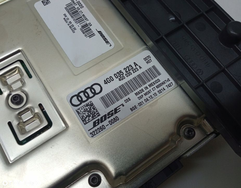 WZMACNIACZ AUDIO AUDI A8 D4 BOSE 4G0035223A - 4
