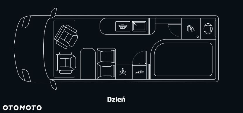 Globe-Traveller VOYAGER X 4 OSOBOWY PODWÓJNA PODŁOGA PEUGEOT BOXER 3.0L KRAJOWY - 2