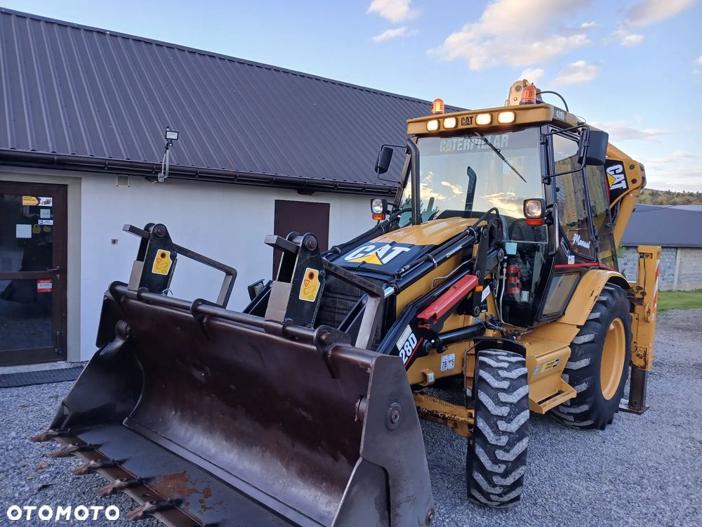 Caterpillar 428D/ORYGINAŁ/8200h!/2 ŁYŻKI - 25