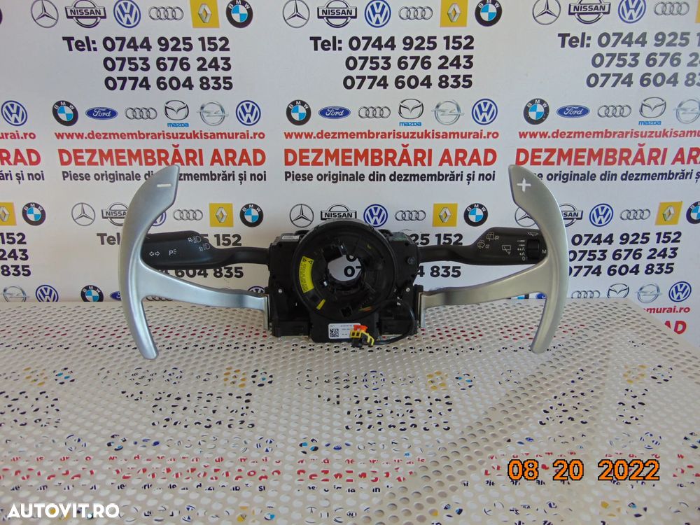 Bloc semnalizare stetgatoare Alfa Romeo Stelvio 2015-2023 spirala volan manete padele senzor unghi - 1