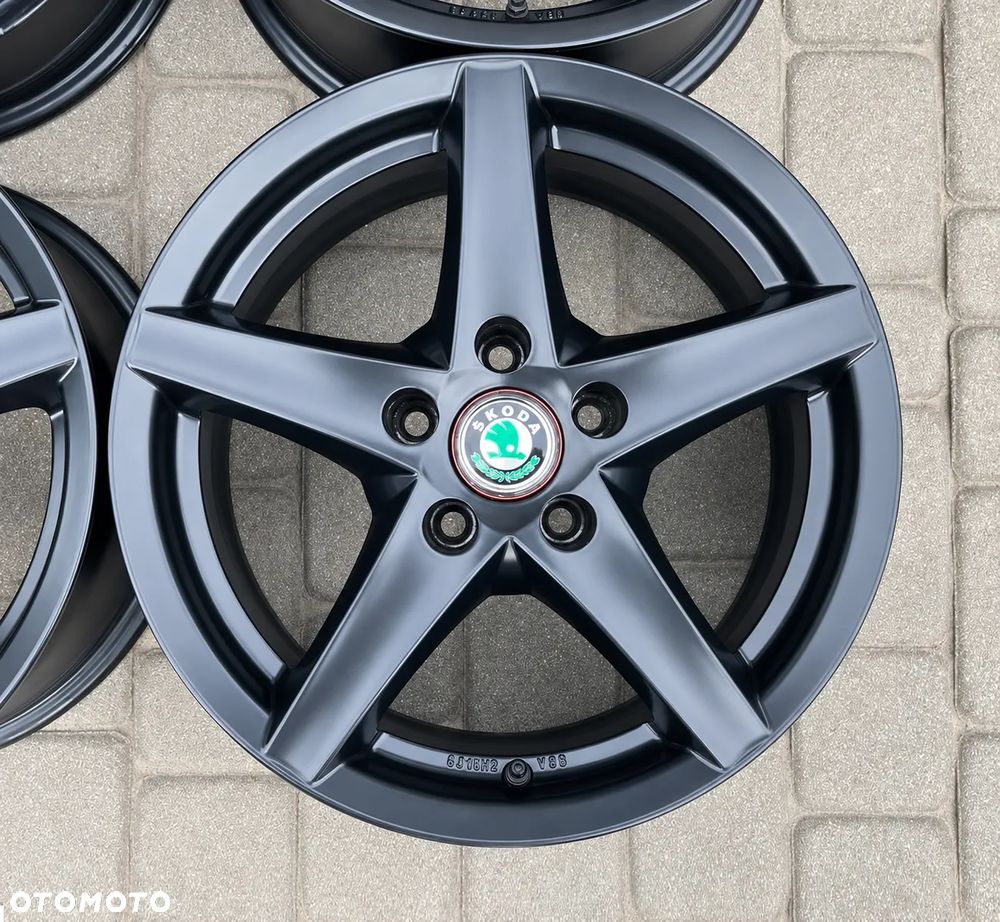 ALUFELGI CZARNE 16 FELGI ALUMINIOWE ALUSY VW SKODA SEAT AUDI MERCEDES 5x112 ET35 7,5Jx16H2 R16 - 3