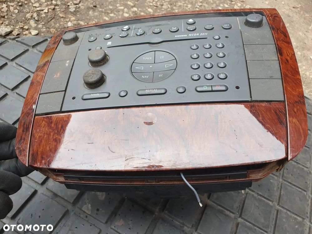 RADIO + RAMKA OPEL OMEGA KOMPLET DREWNO - 3