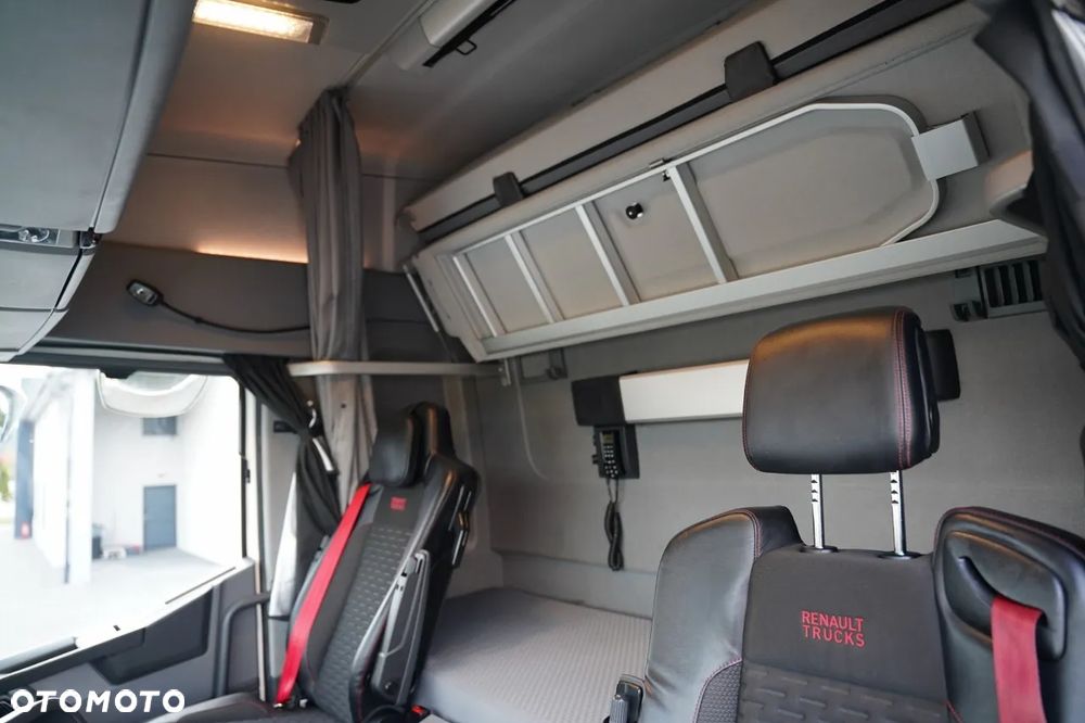 Renault T HIGH 440 DTI 13 / 6X2 /  FIRANKA 9.5 M / KLIMA POSTOJOWA / OŚ PODNOSZONA / MOCNA PODŁOGA / ALUFELGI / WINDA DHOLLANDIA / - 28