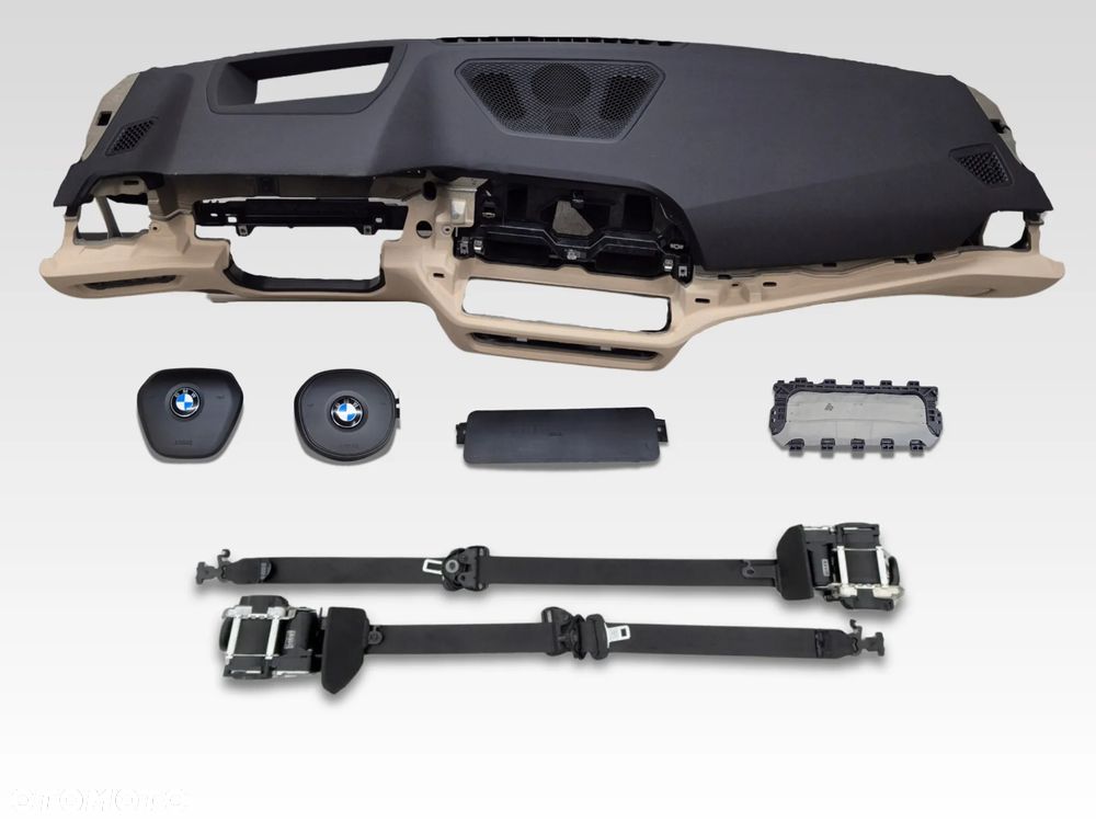 BMW G20 DESKA HEAD UP BEŻ PODUSZKI PASY AIRBAG - 1