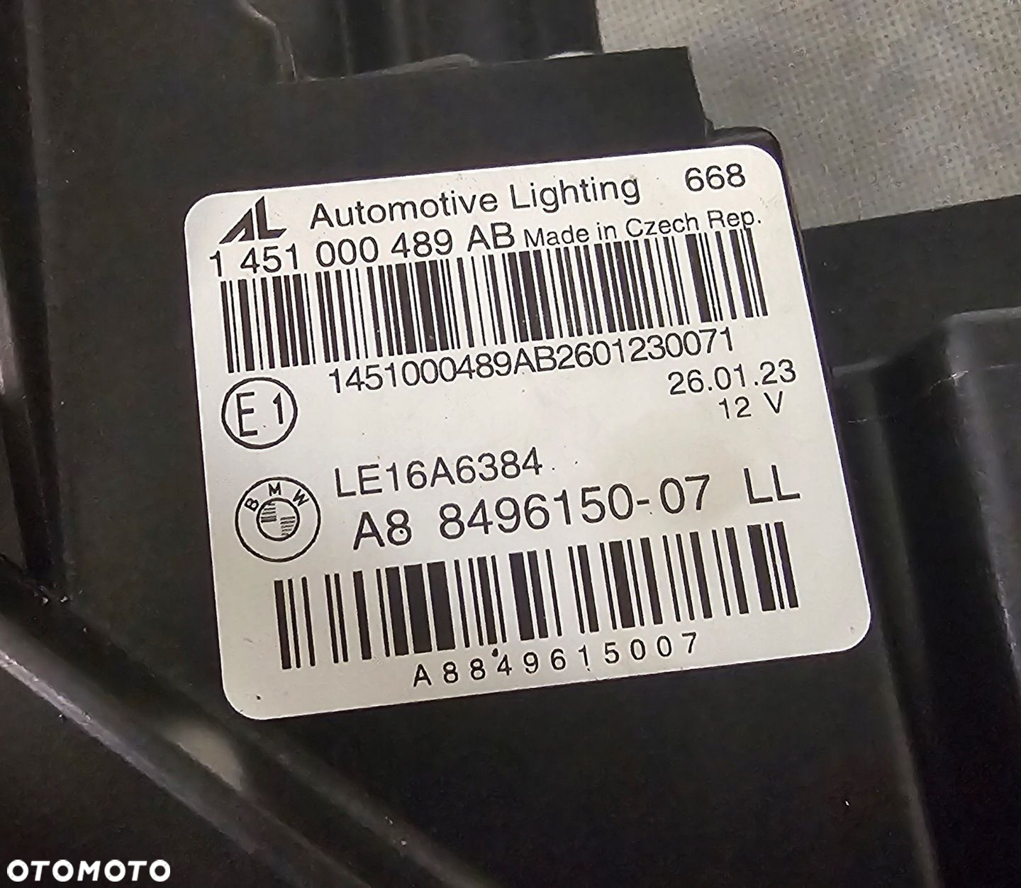 Lampa prawa BMW 3 G20 G21 8496150-07 - 7
