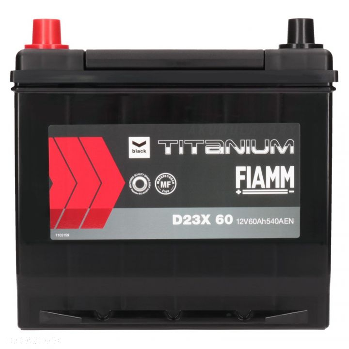 Akumulator FIAMM BLACK D23X60 12V 60Ah 540A (EN) - 2