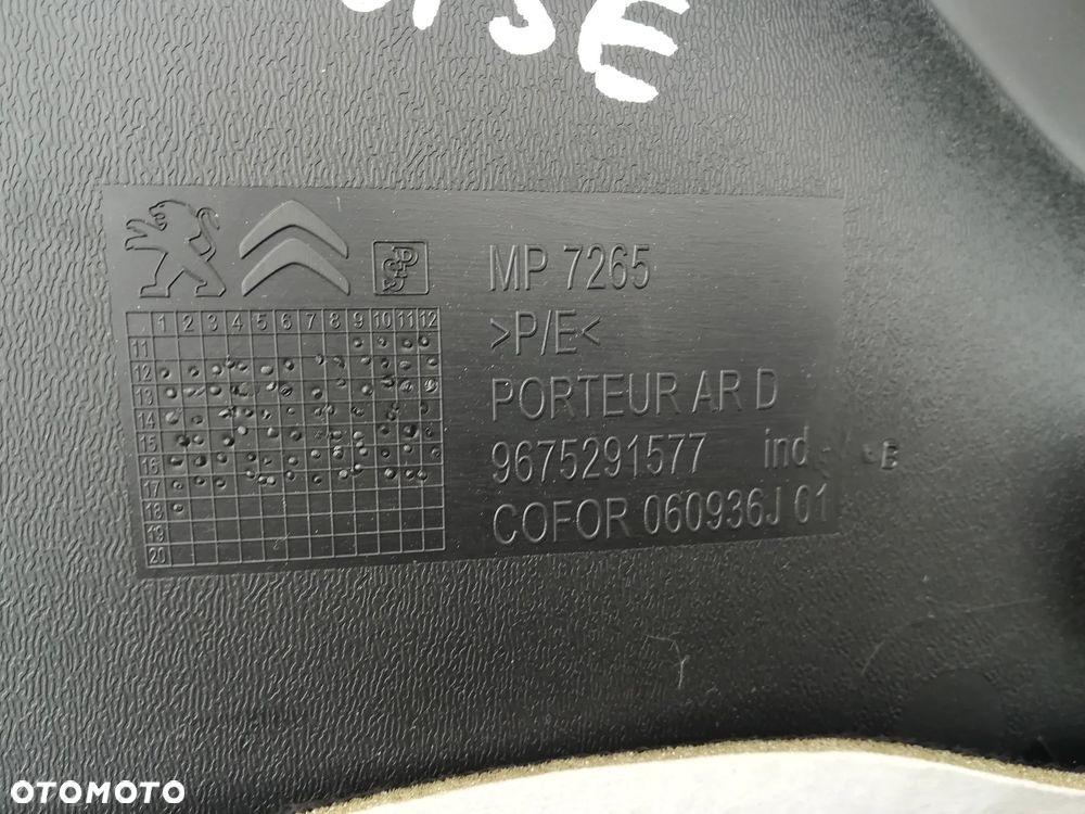 BOCZEK DRZWI LEWY PRAWY TYŁ PEUGEOT 301, CITROEN ELYSEE, 9675411177, 9675291577 - 8