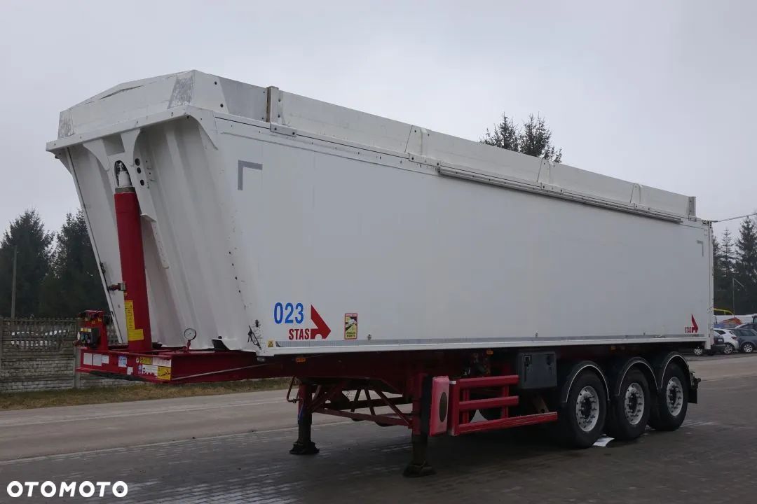 Stas WYWROTKA / S300CX / 44m3 / Z NADSTAWKAMI 52 m3 / ALUMINIOWA / OSIE MERCEDES / OŚ PODNOSZONA / KLAPO-DRZWI / ALUMINIOWE FELGI - 1