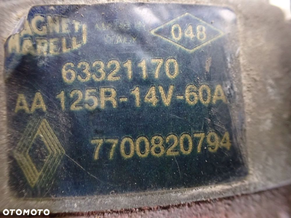 ALTERNATOR 60A RENAULT TWINGO 1.2  7700820794 - 4