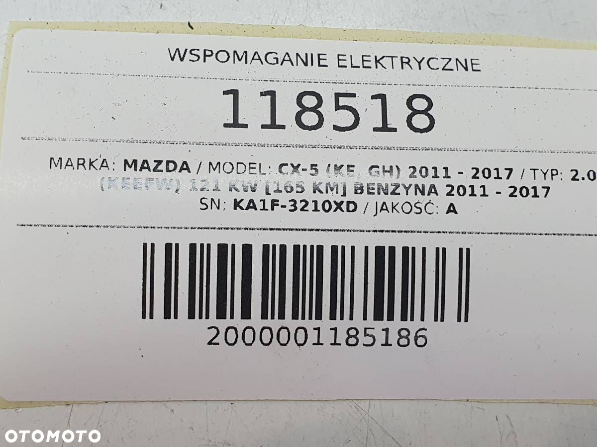 SILNIK WSPOMAGANIE ELEKTRYCZNE MAZDA CX5 I EUROPA JJ501-001782 - 6