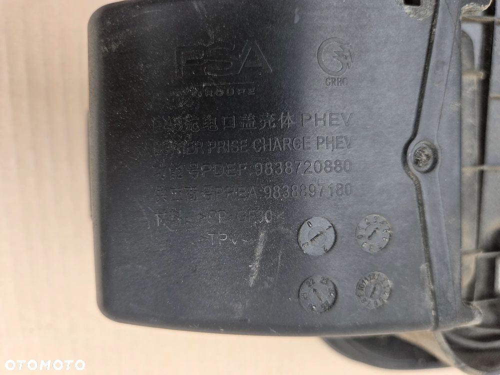 Klapka gniazda ładowania Citroen C5X 1.6 Hybryda 9838720880 - 5