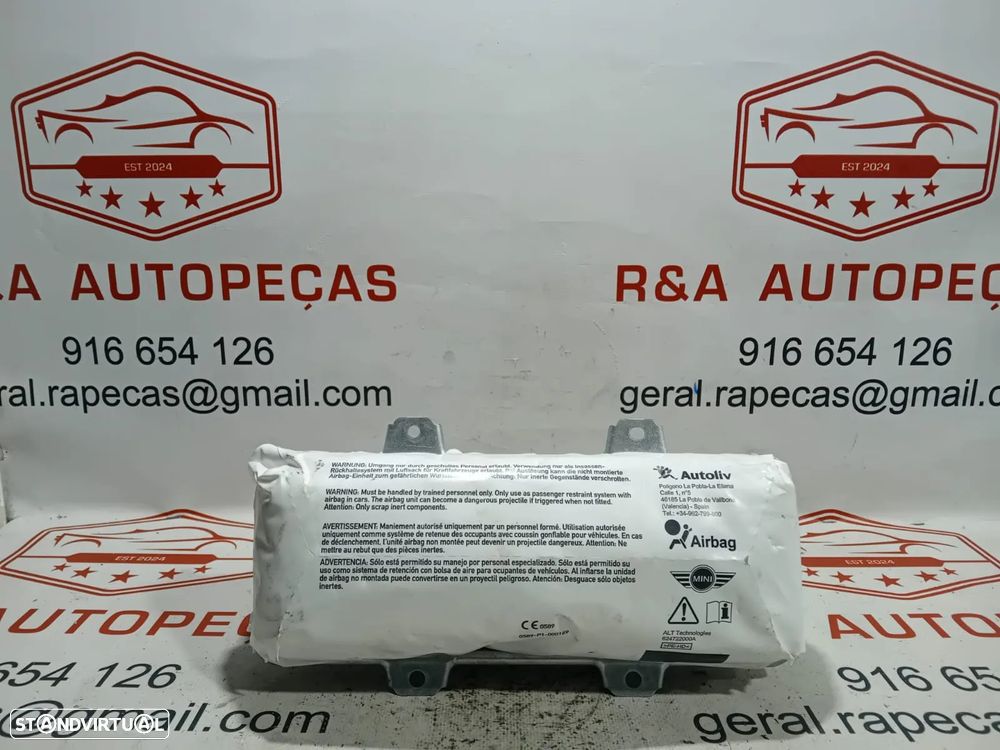 Airbag Tablier Pendura Passageiro Mini Countryman R60 981119601 Original - 2
