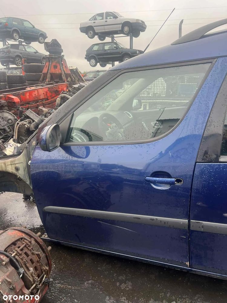 Drzwi lewe przednie Skoda Roomster !! GRANATOWE, KOMPLETNE !!