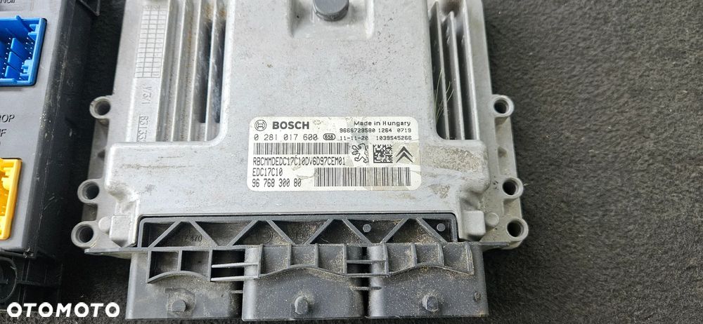 Zestaw startowy komputer 0281017600 BSI 9665547480 pilot Citroen C4 II B7 1,6 HDI - 2