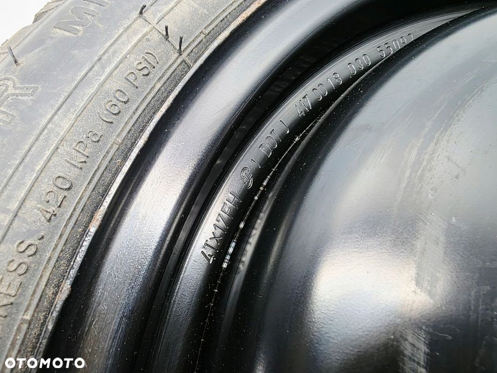KOŁO DOJAZDOWE DOJAZDÓWKA TOYOTA CAMRY AVENSIS T27 ET35 4TX17FH 4170017 R17 - 4