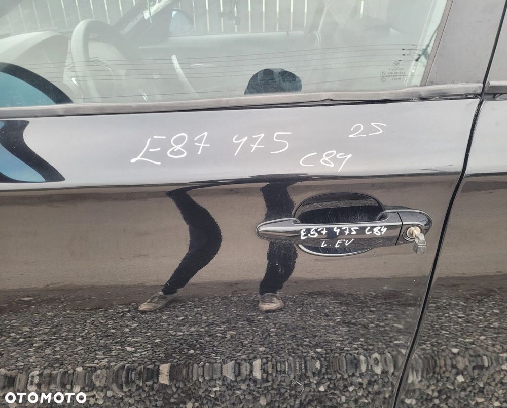 DRZWI LEWY PRZÓD PRZEDNIE BMW E87 475 BLACKSAPPHIRE C84 - 3