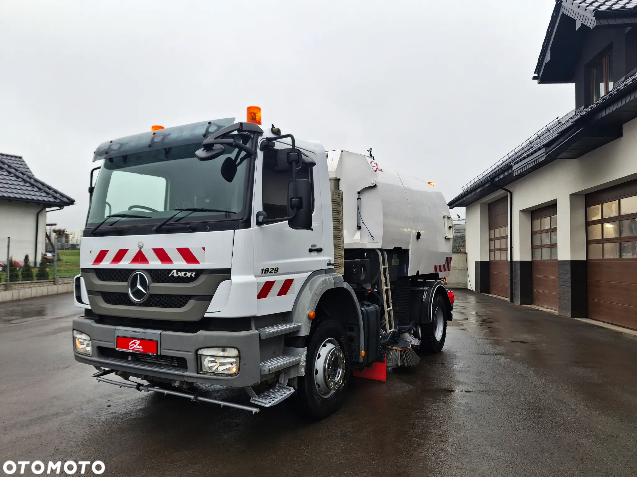Mercedes-Benz Axor 1829 Zamiatarka Johnston 2 Silniki Szczotki L/R Karcher Listwa Ciśnieniowa - 2