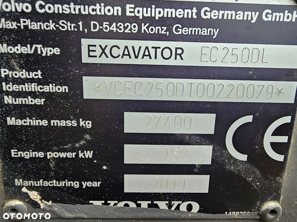 Volvo EC250DL EC250 DL EC 250 Ec300 300 - 25