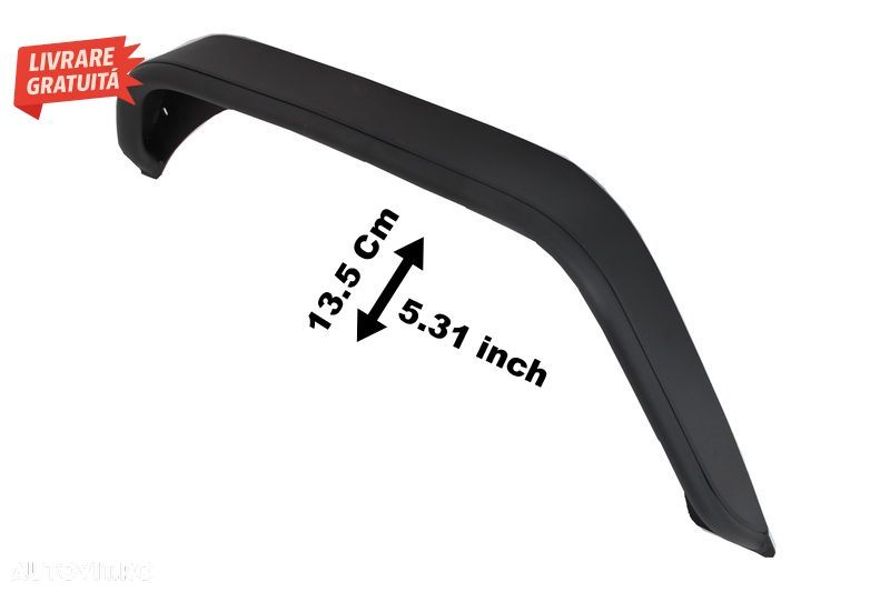 Extensii Aripi Spate din Otel Jeep Wrangler Rubicon JK (2007-2017)- livrare gratuita - 8