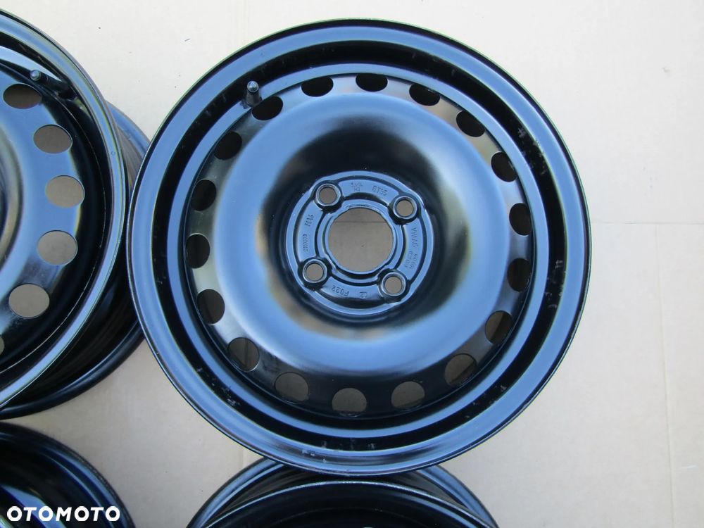 4x Felgi Stalowe 14 VW UP Skoda Citigo Seat Mii 5 j 4x100 ET35 piasta 57,1 mm  / ORYGINALNE - 7