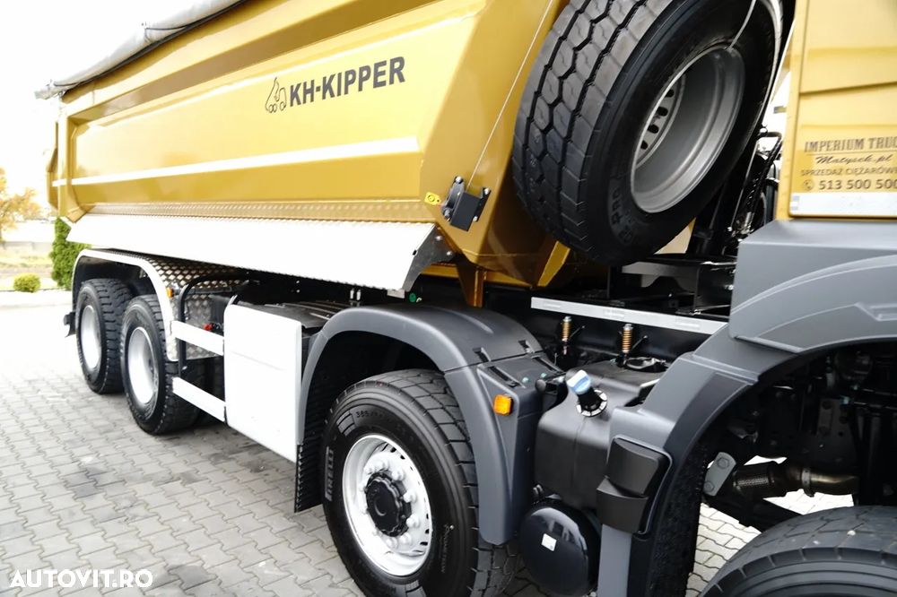 MAN TGS 41.480 / 8X8 / ​​BASCULATOR / AUTOMAT / NOU-NOUȚ / ECHIPAMENTE BOGATE / DISPONIBIL IMEDIAT / AUR METALIC / - 18