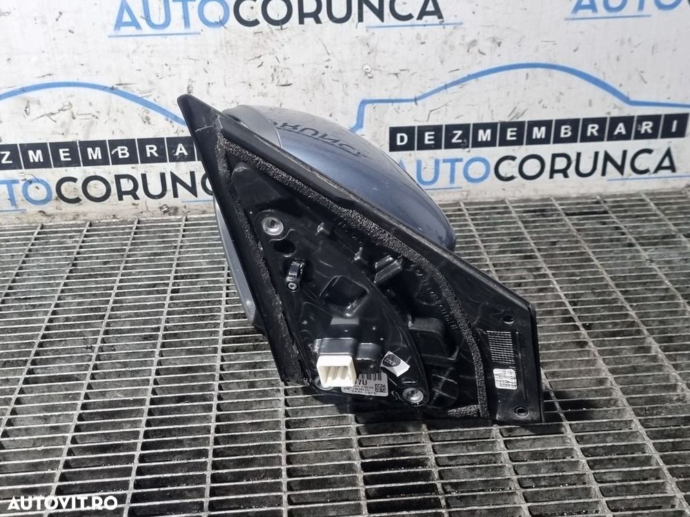 Oglinda stanga Kia Sportage IV 2016 - 2018 4 Usi Palnetenblau Metalizat D7 (1355) Fara ... - 3