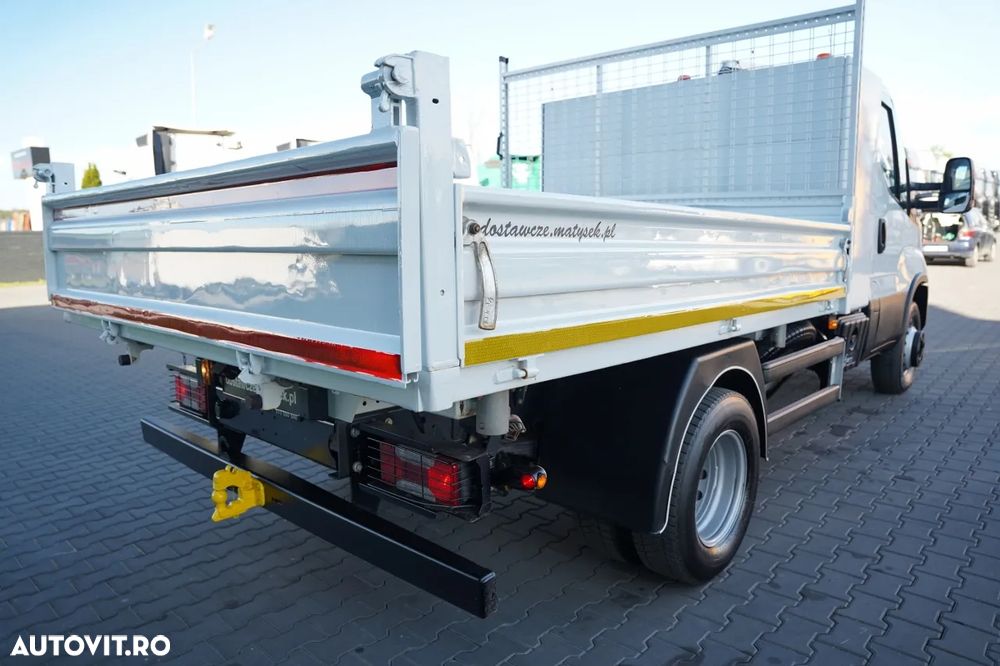 Iveco DAILY 70-180 / BASCULATOR SPATE 2.8 M / MTA: 7.0 T / BLOCARE PUNȚI / DUBLU / HI-MATIC - 19