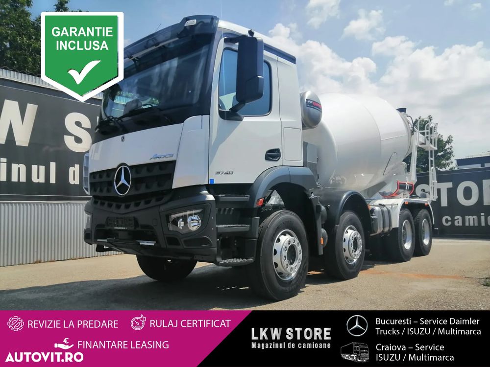 Mercedes-Benz Arocs 3740 8x4 BETONIERA/BETON MIXER 10 m3, NOU/NEW!!! - 2