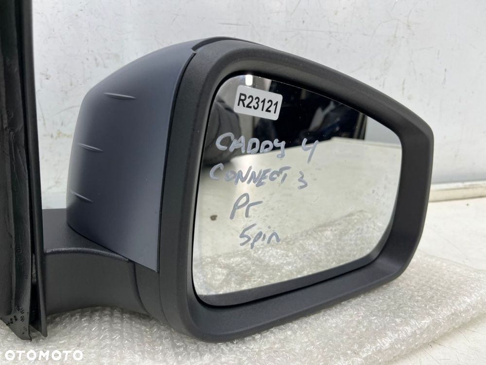Lusterko VW Caddy 4 IV 2k7 Connect MK3 20r.- PRAWE elektryczne składane podgrzewane 5 pin EU - 2