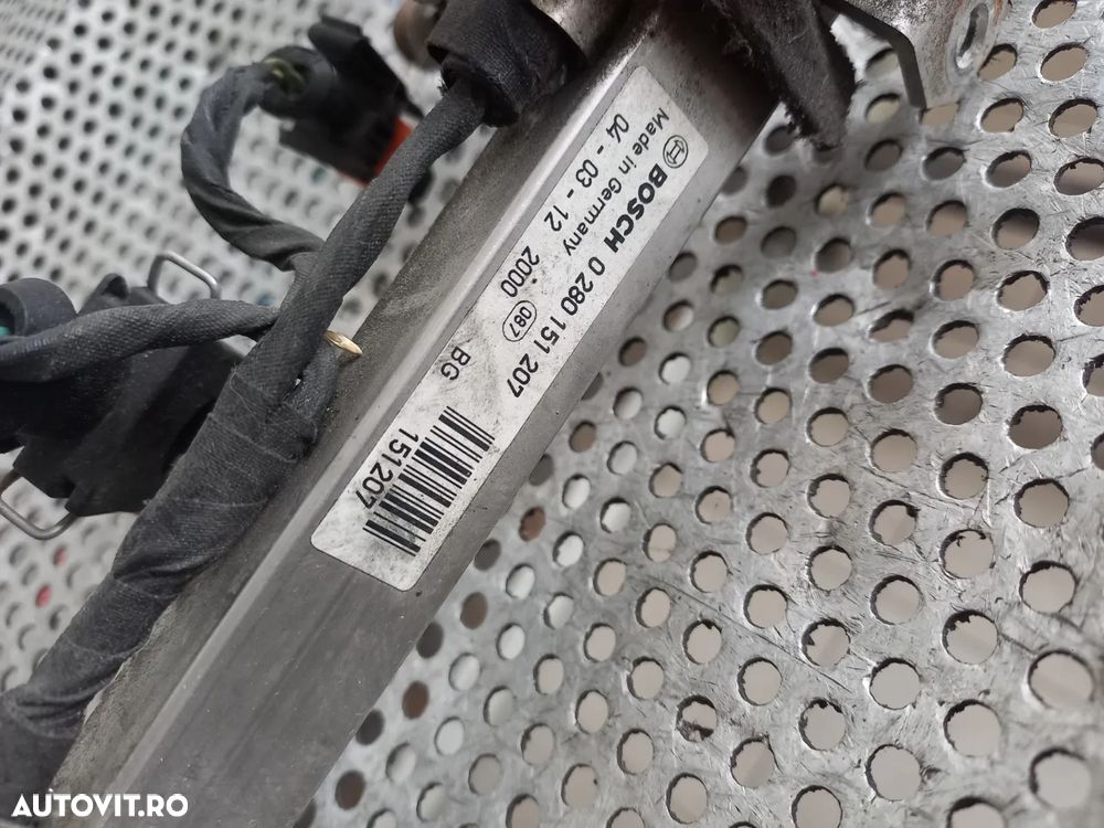 Rampa Injectie Injectoare Injector Opel Corsa C Agila 1.0 Benzina Z10XEP - Dezmembrari Arad - 6