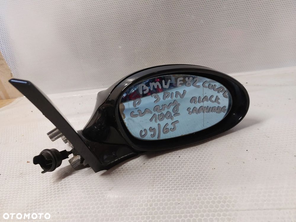 - LUSTERKO ELEKTRYCZNE PRAWE BMW E82 COUPE CABRIO CC BLACK SAPPHIRE 3PIN - 4