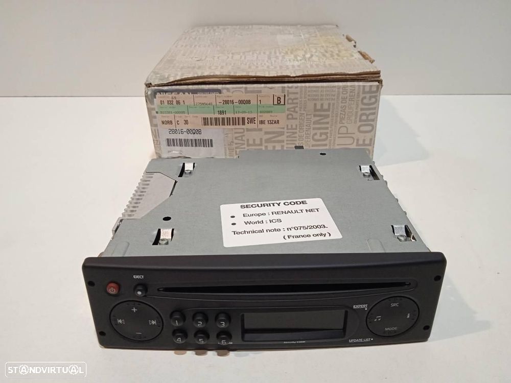 SISTEMA DE ÁUDIO RÁDIO CD NISSAN PRIMASTAR X83 - 1