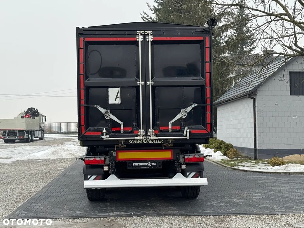 Schwarzmuller SK/ WAGA 6000 kg / 50 m3 / KLAPO-DRZWI / PODNOSZONA OŚ  / IDEALNY STAN - 15