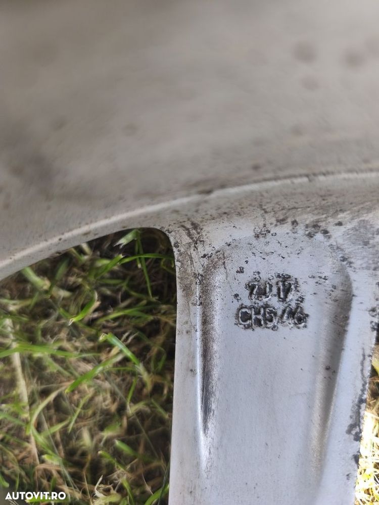 Jante Aliaj R17 Peugeot 508 cu anvelope de vară 215 55 R17 Cod OEM 9671401380 - 11