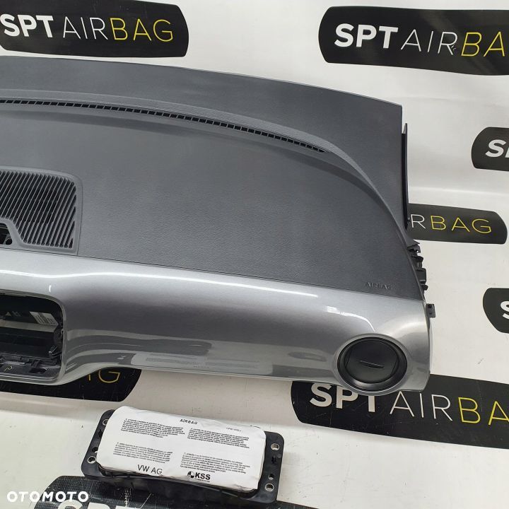 VW UP! UP DESKA ROZDZIELCZA KONSOLA KOKPIT PULPIT PODUSZKI AIRBAG AIR BAG PASY KIT SET - 4
