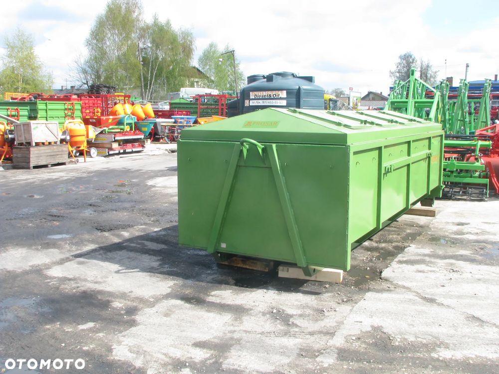 Pronar Przyczepa hakowa PRONAR T-285/1 - 17,7t do obsługi kontenerów rolniczych, budowlanych i komunalnych oraz platform  transportowych,  Kontener KO-04 -13,5t, Kontener KP-10 -7ton - 20